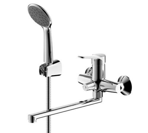 Смеситель для ванны Bravat Emeralda F6135147CP-LB-RUS, хром