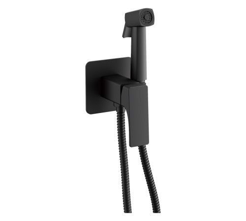 Гигиенический душ BELZ B55709-7 со смесителем, С ВНУТРЕННЕЙ ЧАСТЬЮ, черный