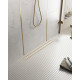 Душевой лоток (двухсторонняя решетка) TIMO Drain System DS230207/17, матовое золото