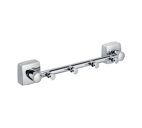 Планка с четырьмя крючками FIXSEN KVADRO FX-61305-4, хром