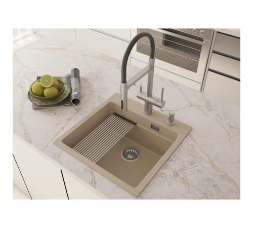 Кухонная мойка Grandex Aqua Comfort 500403, бежевый