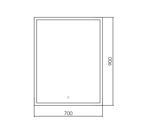 Зеркало Silver Mirrors Норма 700х900 (бесконтактный сенсор, гор/вер)