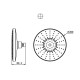 Верхний душ Bravat Built-in P70183CP-1-RUS, хром