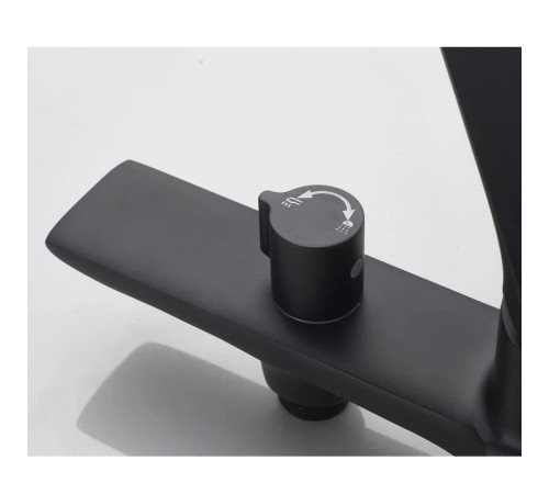 Смеситель для ванны Knotlor KN-71/BL, черный