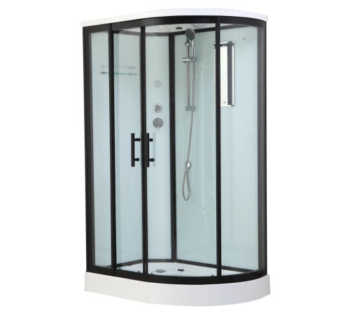 Душевая кабина Timo Standart Black T-6602BL, 120x85x220