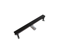 Душевой трап линейный Knotlor SDRW0600BL, матовый черный