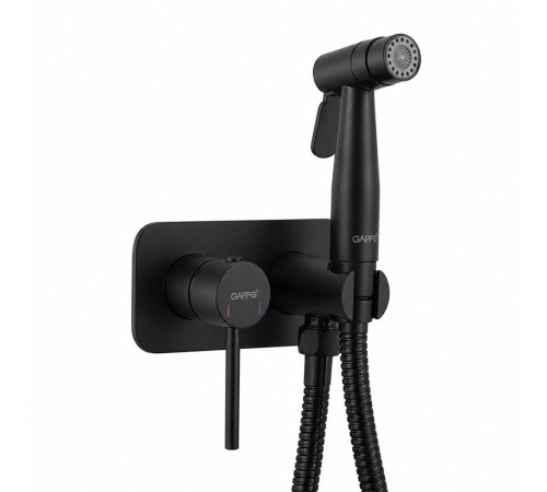 Гигиенический душ со смесителем GAPPO G7506-36, черный