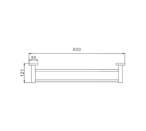 Полотенцедержатель Haiba HB8909, черный