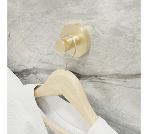 Крючок для ванной FIXSEN COMFORT  GOLD FX-87005, золото матовое