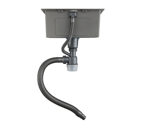 Кухонная мойка с коландером GAPPO GS7246-6, оружейная сталь