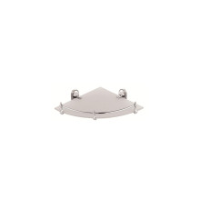 Полка стеклянная угловая D-Lin D264700, хром