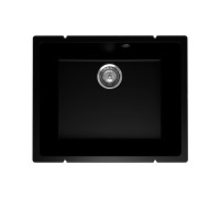 Кухонная мойка Ulgran Quartz Under 500-07, уголь