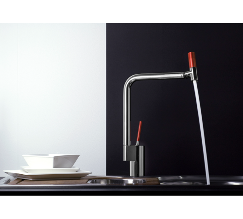Смеситель для кухни Webert Kitchen 360 TS920302784, красный