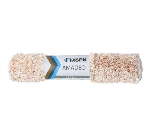 Коврик для ванной Fixsen Amadeo 1-ый,  FX-3001A, бежевый, 50х70 см.