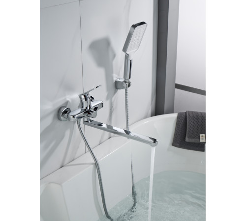 Смеситель для ванны Shevanik S4522, хром