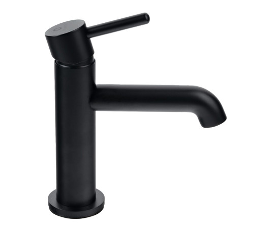 Смеситель для раковины FILARETE Roun FL5020BL, черный