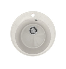 Кухонная мойка Practik PR-M-475-001 (без сифона), белый камень