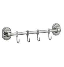 Планка с крючками Savol S-008204, хром