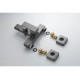 Смеситель для ванны Knotlor KN-22/GM, вороненая сталь
