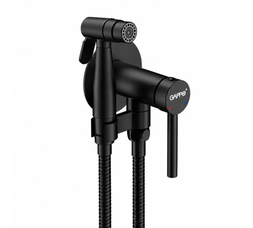 Гигиенический душ со смесителем GAPPO G7206-6, черный