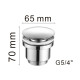 Донный клапан Haiba HB64-7, черный