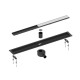 Душевой лоток (двухсторонняя решетка) TIMO Drain System DS230209/03, черный