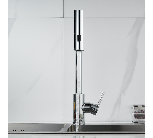 Смеситель для кухни с мультифункциональным изливом Raffine F203, хром