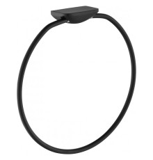 Кольцо для полотенец Grocenberg AC0063BL, черный