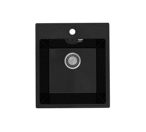 Кухонная мойка Practik PR-M-425-004 (без сифона), черный оникс