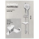 Набор для ванны 3 в 1 Hansberge H7099C, хром