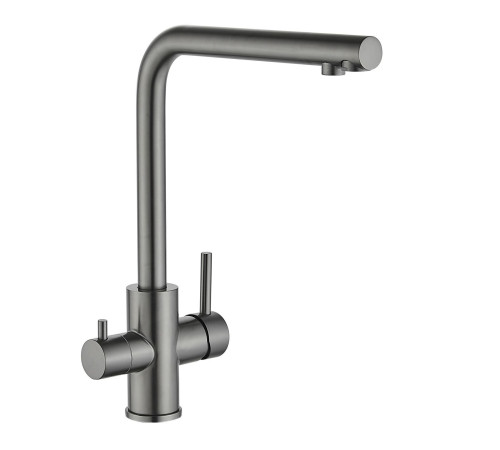 Смеситель для кухни с подключением к фильтру Fmark FS0962Q, графит