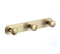 Планка с крючками Savol S-002173C, матовое золото