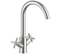 Смеситель для кухни ESKO Astana AA519R/AA519SR, нержавеющая сталь