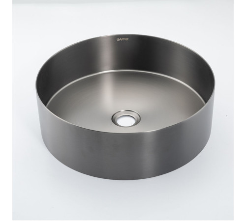 Раковина чаша GAPPO (40 см) GX101-9, оружейная сталь