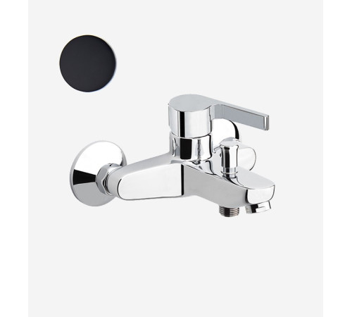 Смеситель для ванны Webert DoReMi DR850102560, черный
