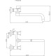 Смеситель для ванны Fmark FM2238, хром