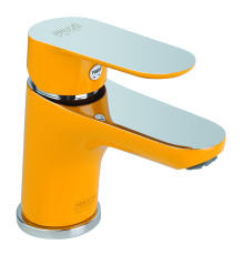 Смеситель для раковины Fiore KEVON CHIC 81YX8120, хром/желтый
