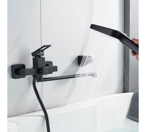 Смеситель для ванны Raffine F2296H, черный