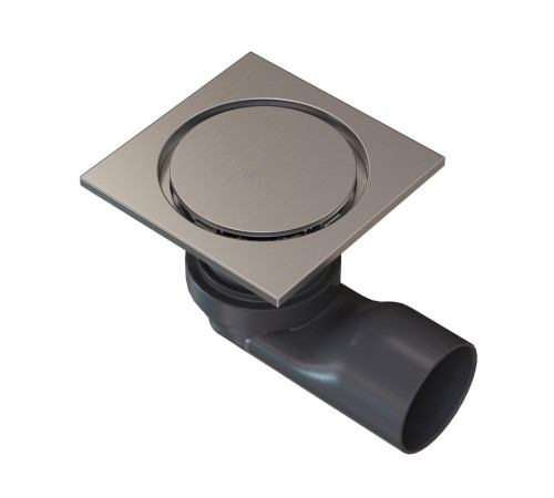 Душевой трап точечный Knotlor SDSC100BS, матовая сталь
