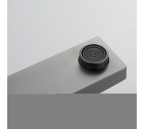 Смеситель для раковины Rose R2801T, оружейная сталь