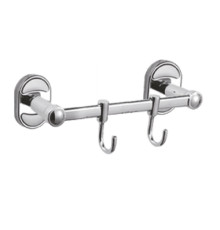 Планка с крючками для полотенец D-Lin D288700-2, хром
