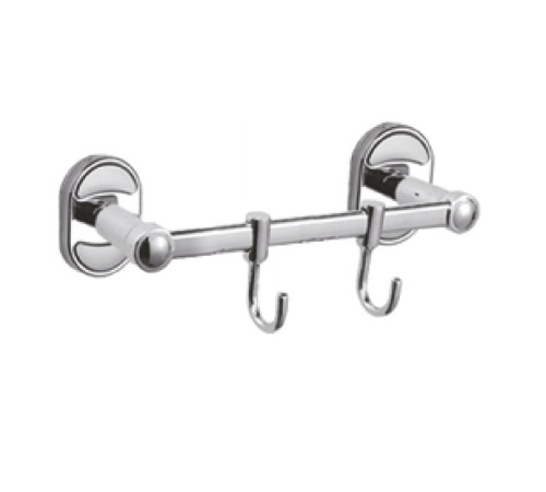 Планка с крючками для полотенец D-Lin D288700-2, хром