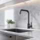Смеситель для кухни Voda Kitchen K57B, черный