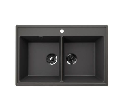 Кухонная мойка Ulgran Quartz Ruma 780-09, мокрый асфальт