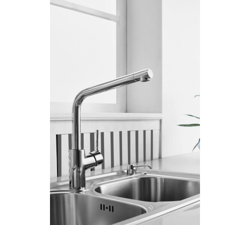 Смеситель для кухни Bravat Palace F7172217CP-1-RUS, хром