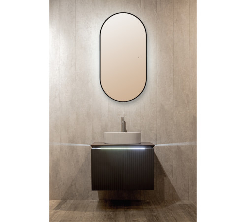 Зеркало Silver Mirrors Вива - Черный/Viva - BLACK 550х1050 2.1 (бесконтактный сенсор, подогрев,гор/верт)