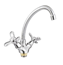 Смеситель для кухни Cron CN4112-2, хром