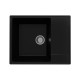 Кухонная мойка Ulgran Quartz Prima 605-07, уголь