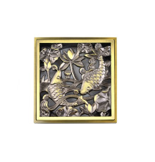 Решетка для душевого трапа Bronze de Luxe 21980, бронза
