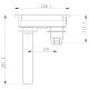 Смеситель для раковины встраиваемый Fmark FS8731Q, графит